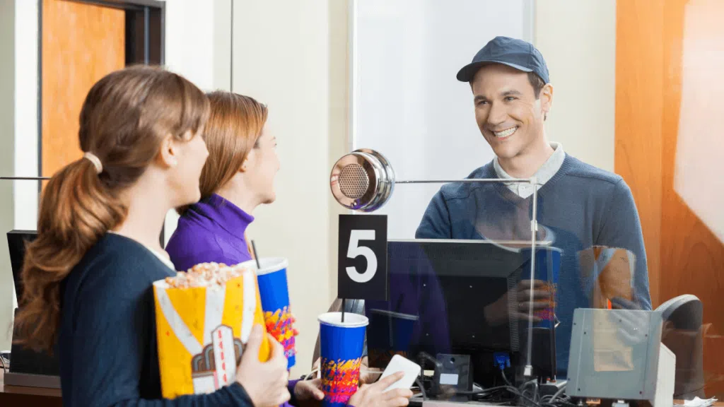 Multi Skilled Employee at Ster-Kinekor Theatres serving customers