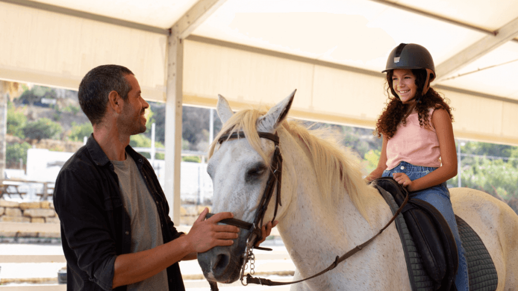 Veterinary intern assisting with an equestrian event in Gauteng